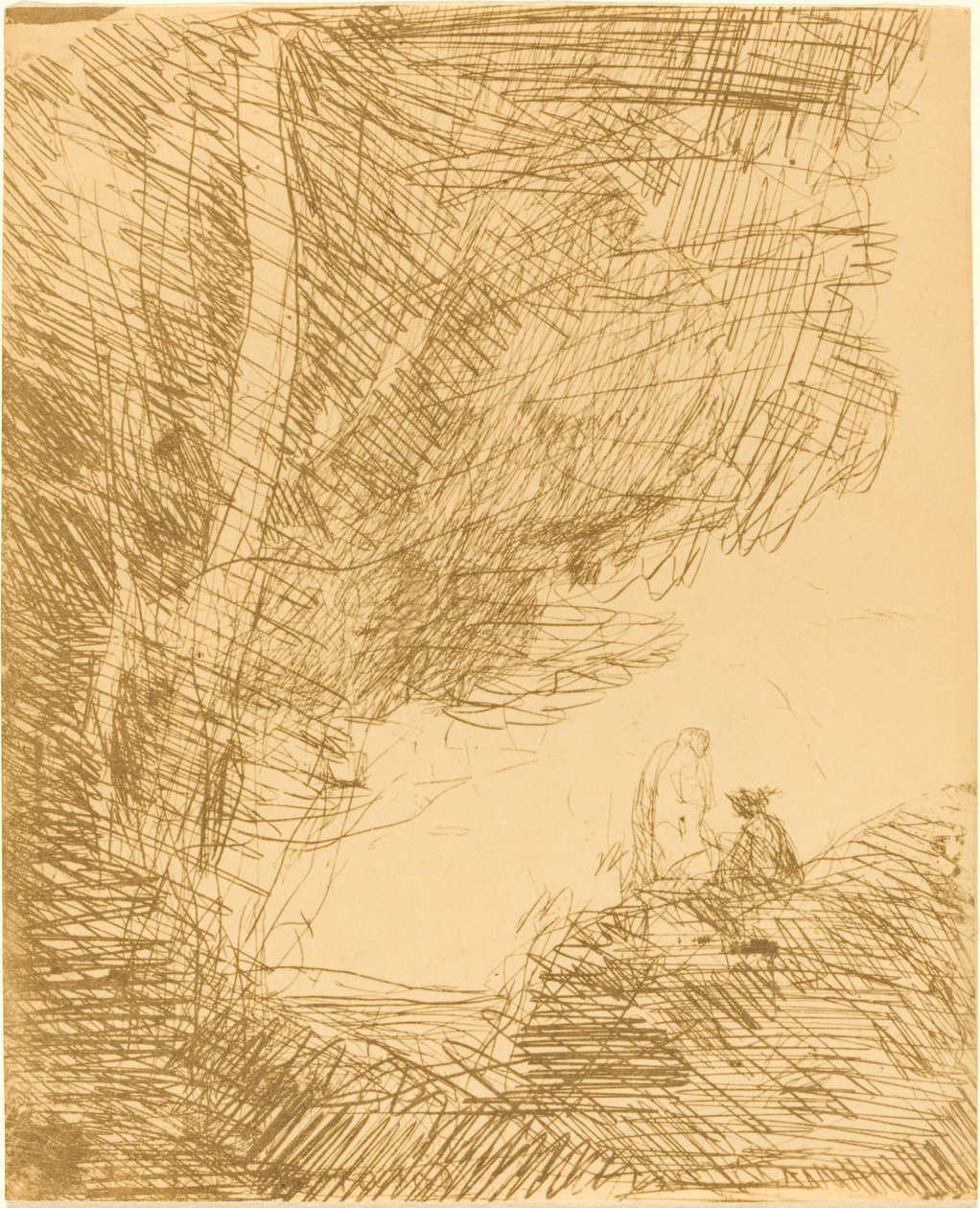 The Poet and His Muse, 1871 by Jean Baptiste Camille Corot