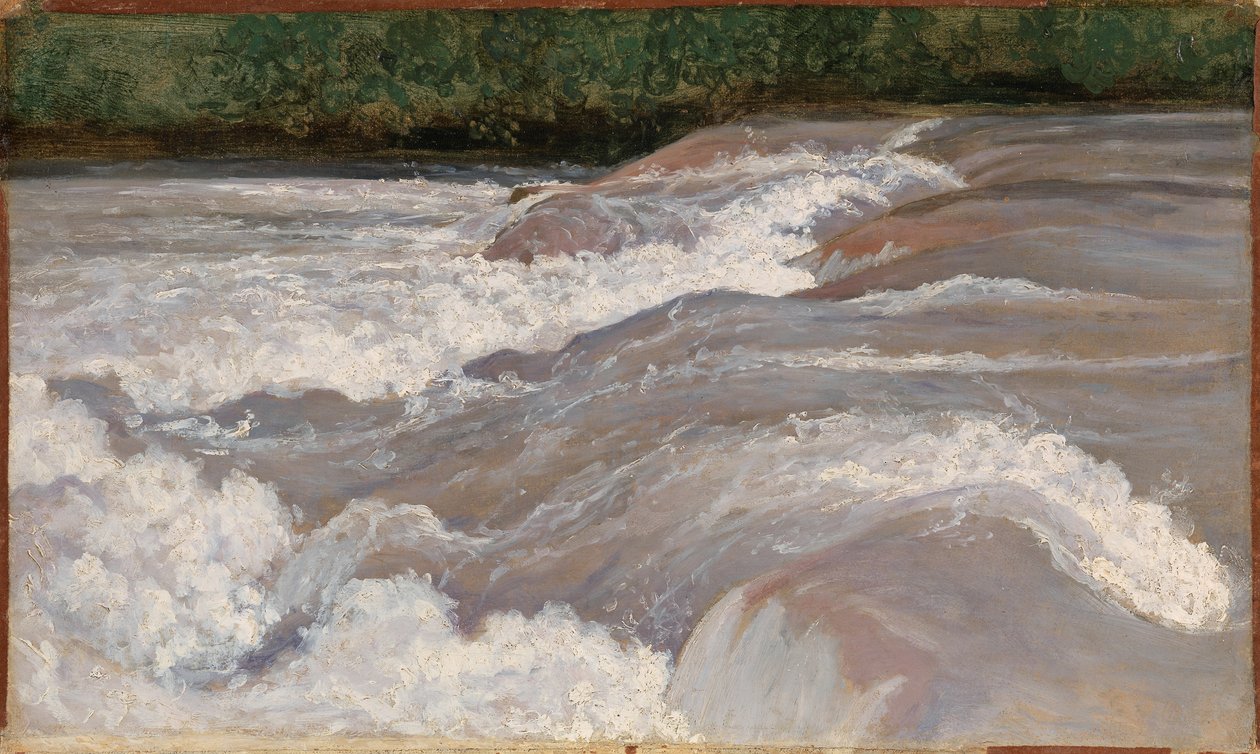 The Velino Above the Cascade of Terni, 1826 by Jean Baptiste Camille Corot