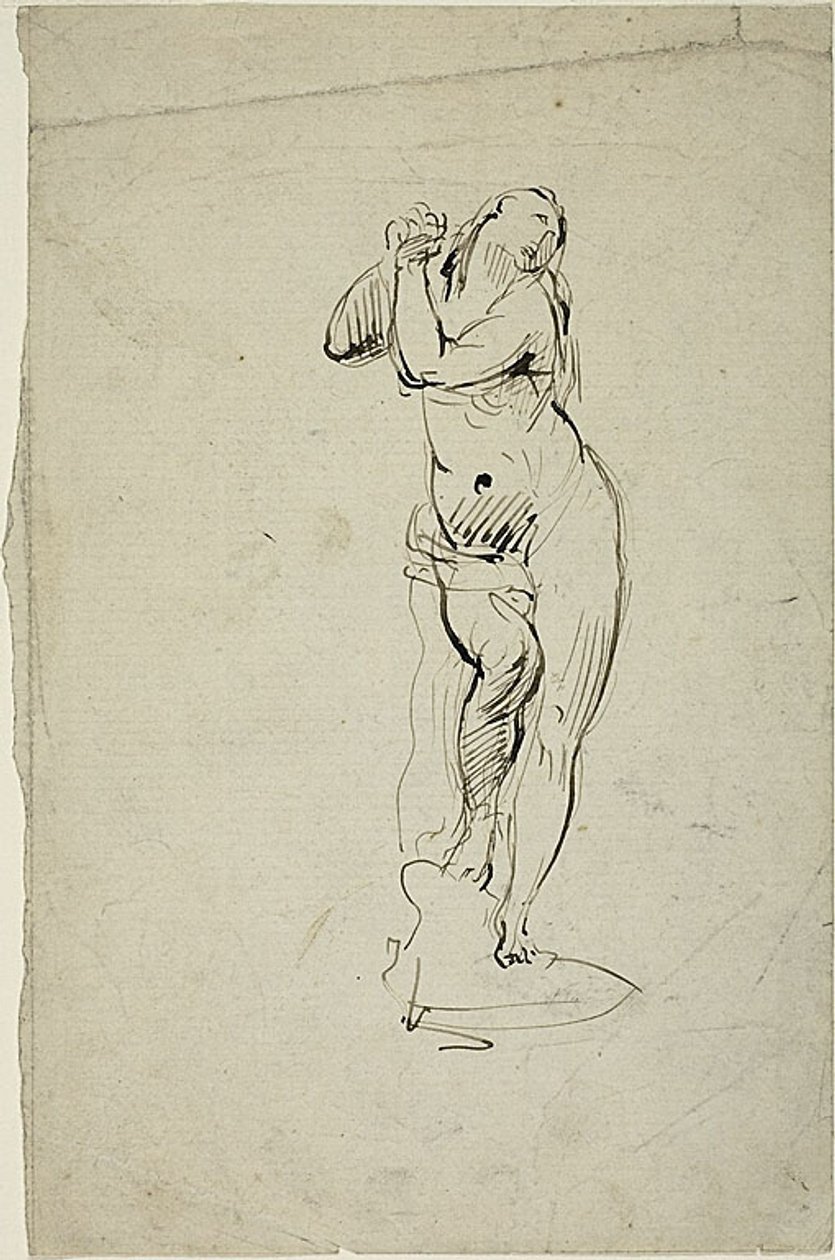 Standing Woman with Clasped Hands by Jean Baptiste Carpeaux