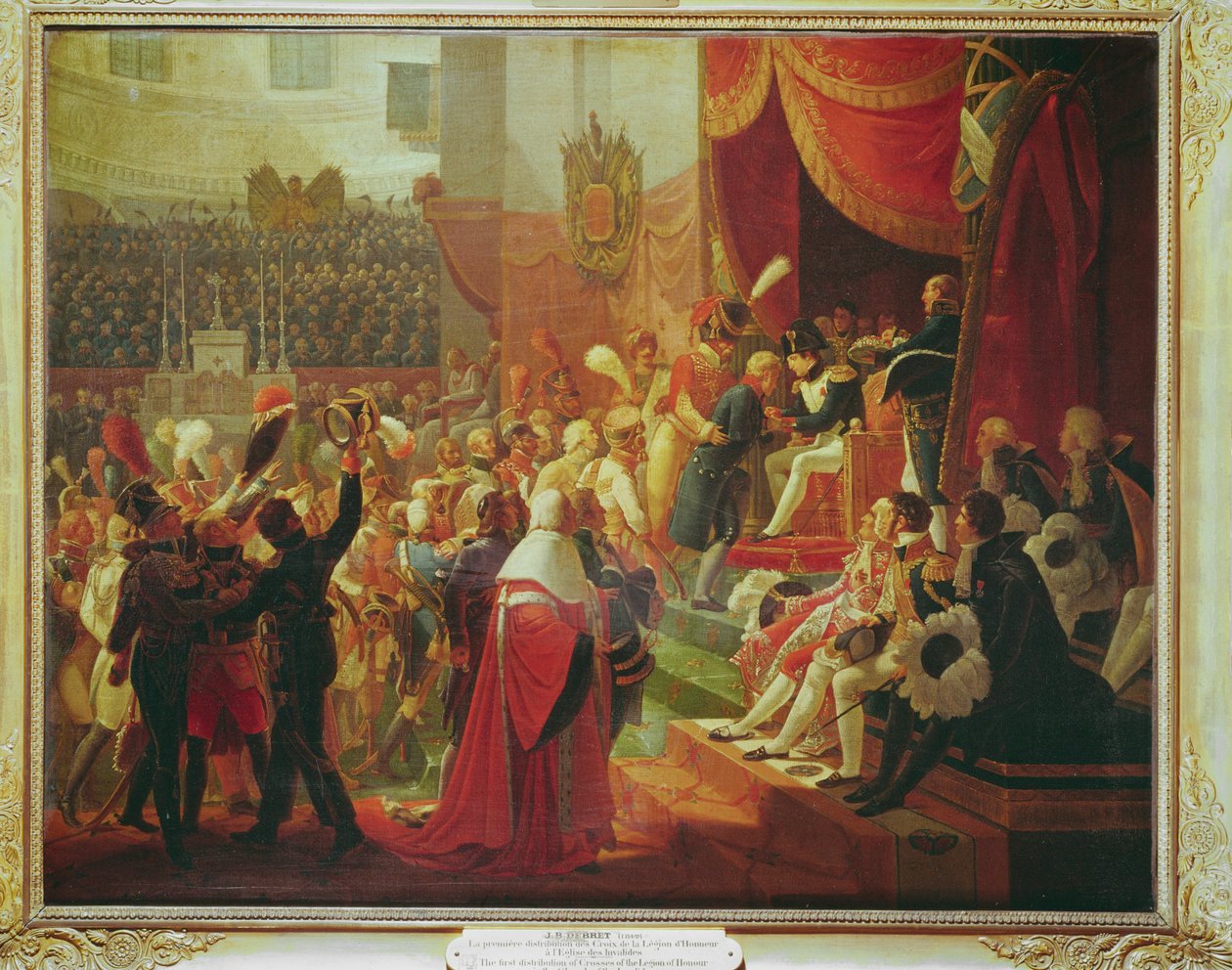First Distribution of the Cross of the Legion of Honour by Jean Baptiste Debret