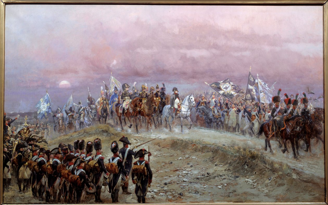 Evening of the Battle of Iena 14/10/1806 by Jean-Baptiste Edouard Detaille