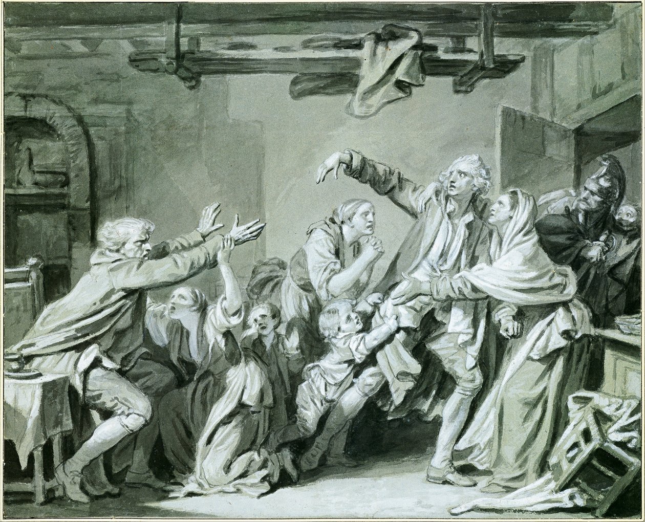 A Father Curses His Ungrateful Son by Jean-Baptiste Greuze