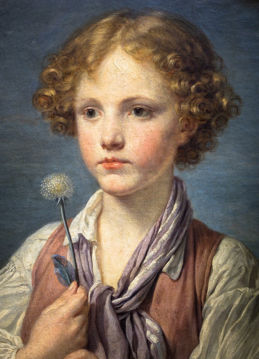 A Young Shepherd by Jean Baptiste Greuze