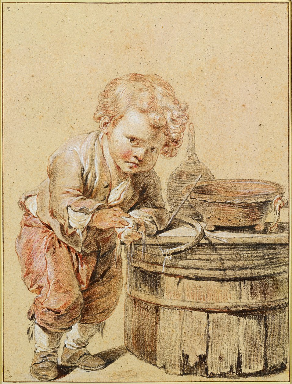 Boy with a Broken Egg by Jean-Baptiste Greuze