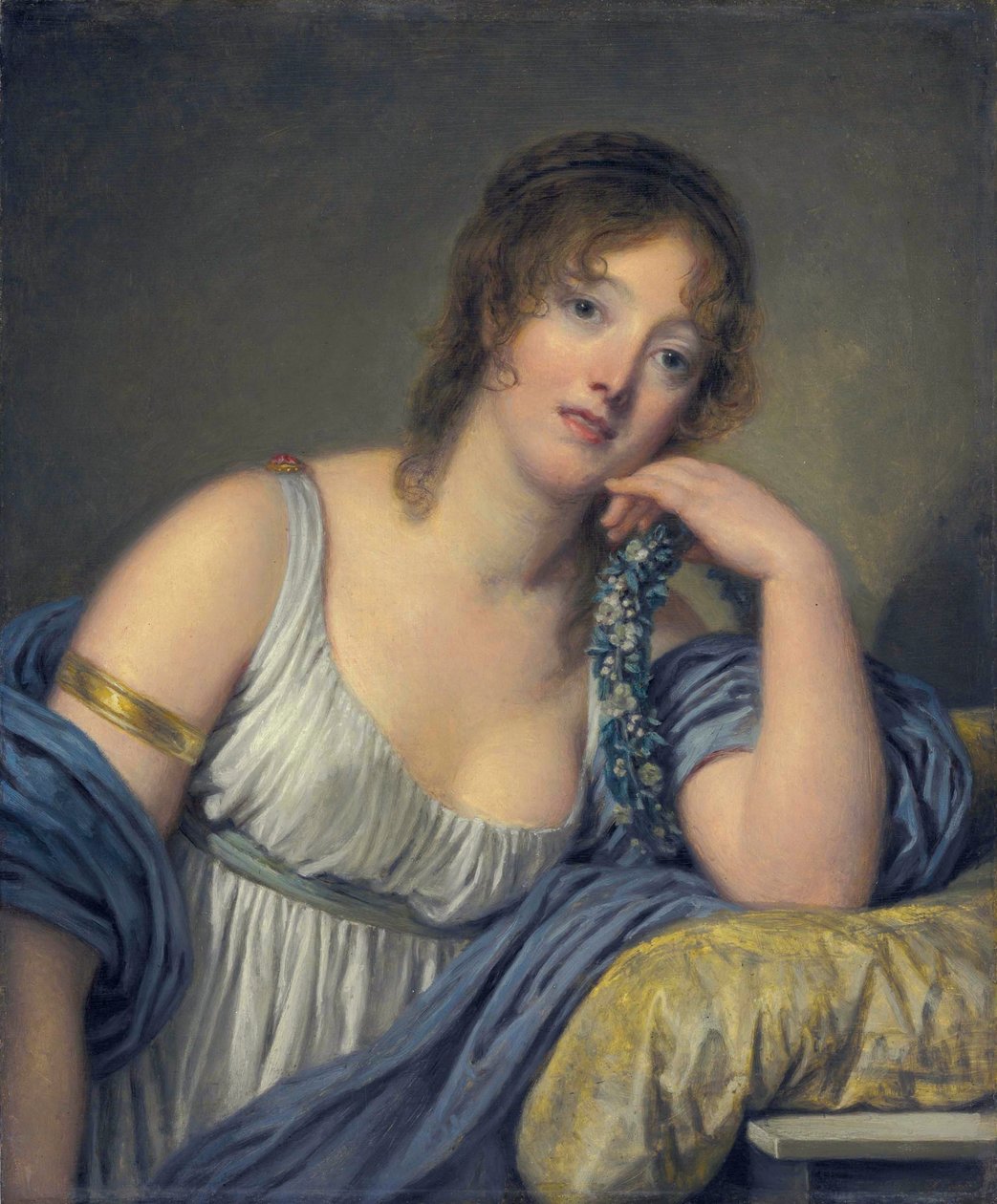 Jeanne Philiberte Ledoux by Jean Baptiste Greuze