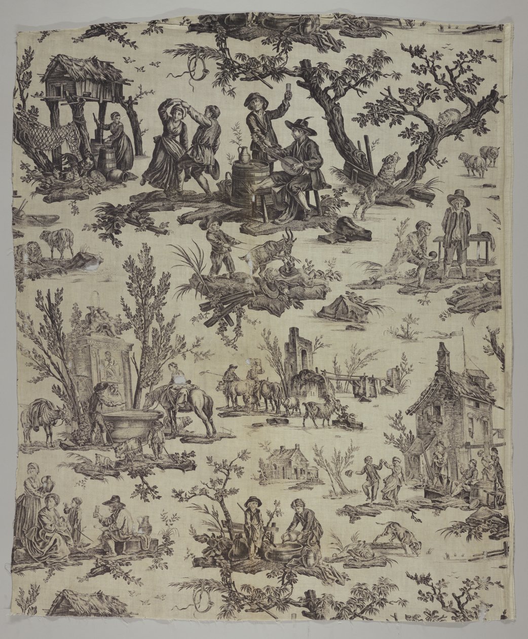 The Watering Place by Jean Baptiste Huet
