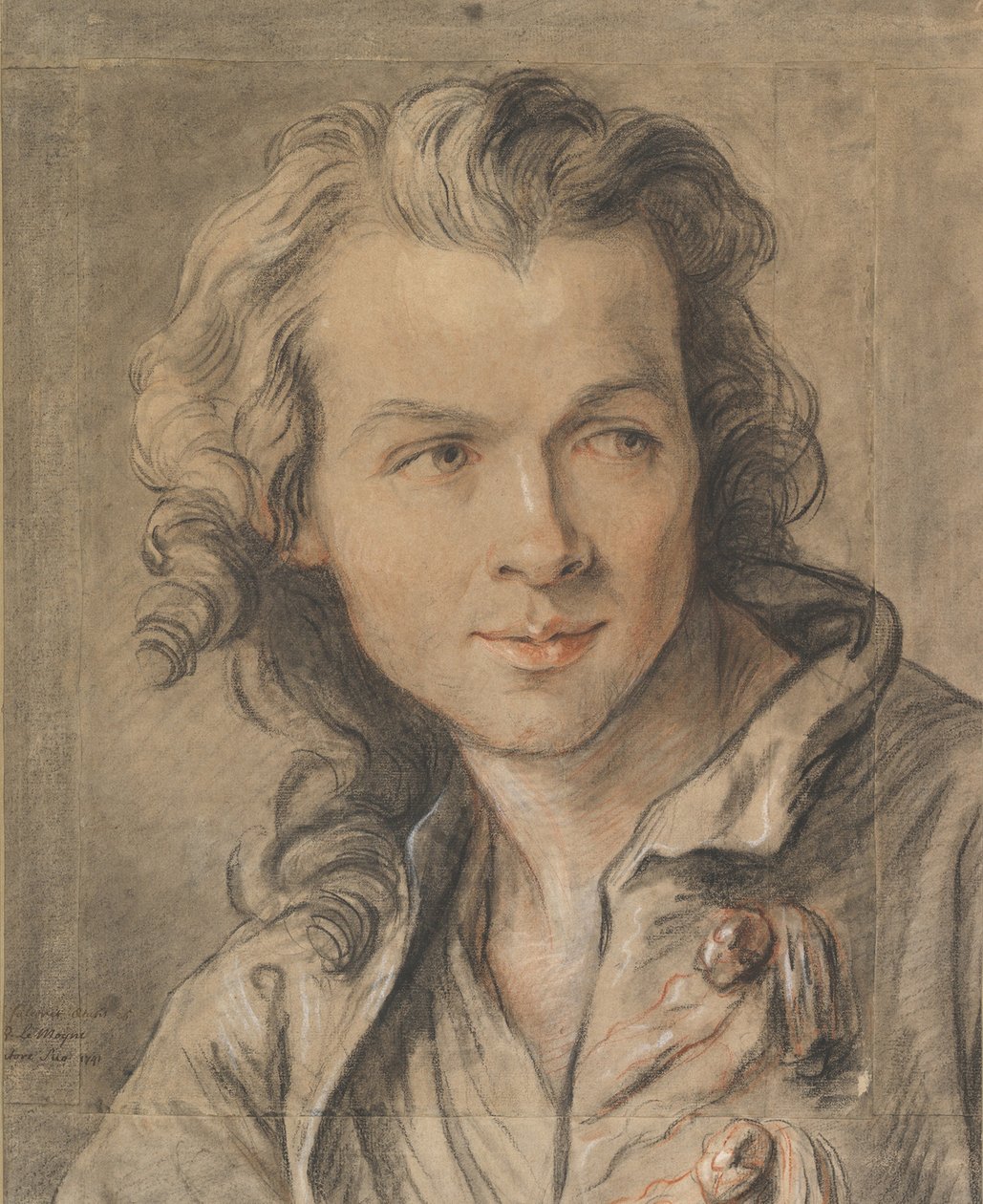 Portrait of Étienne Maurice Falconet by Jean Baptiste II Lemoyne