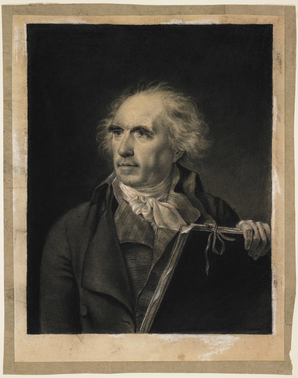Portrait of Hubert Robert by Jean Baptiste Isabey