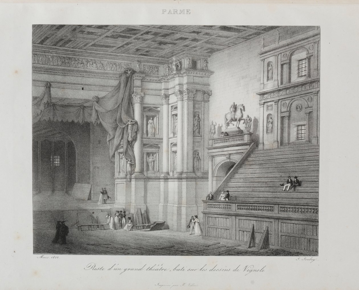 Voyage en Italie en 1822 by Jean Baptiste Isabey
