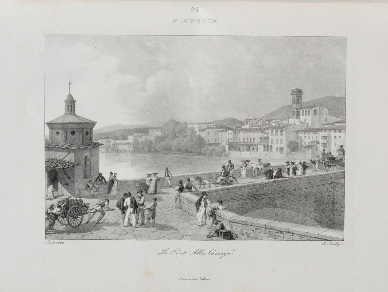 Voyage to Italy in 1822, 1833 by Jean Baptiste Isabey