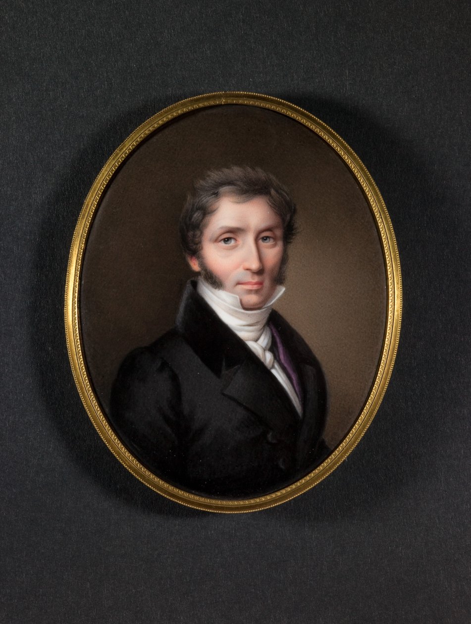 Man in Dark Coat by Jean Baptiste Joseph Duchesne
