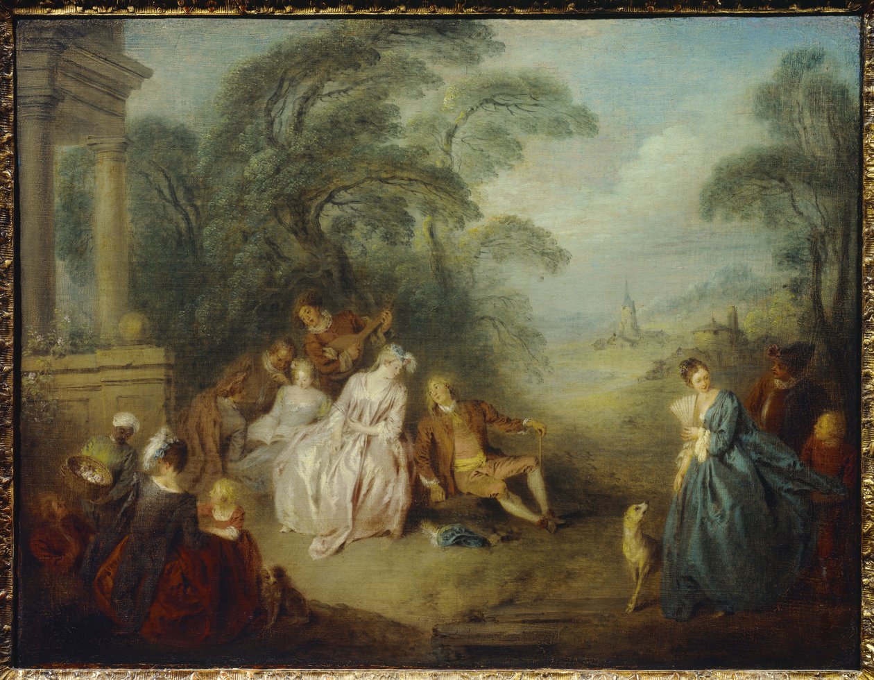 Assembled in a Park by Jean Baptiste Joseph Pater