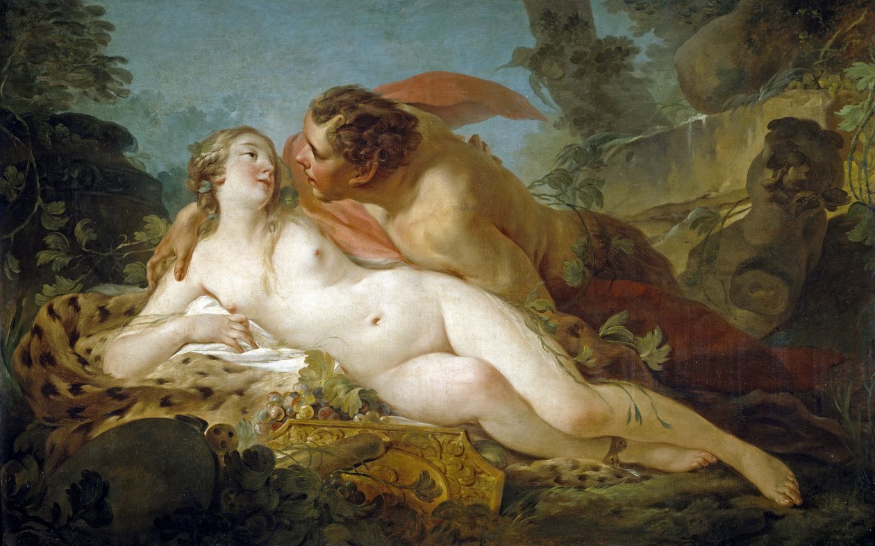 Jupiter and Antiope by Jean Baptiste Marie Pierre