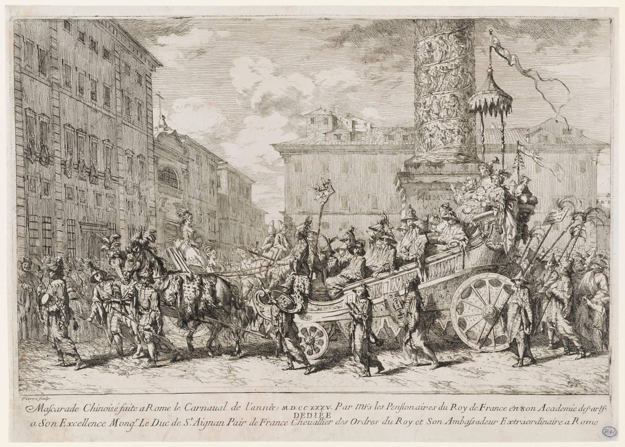 The Chinese Masquerade by Jean Baptiste Marie Pierre