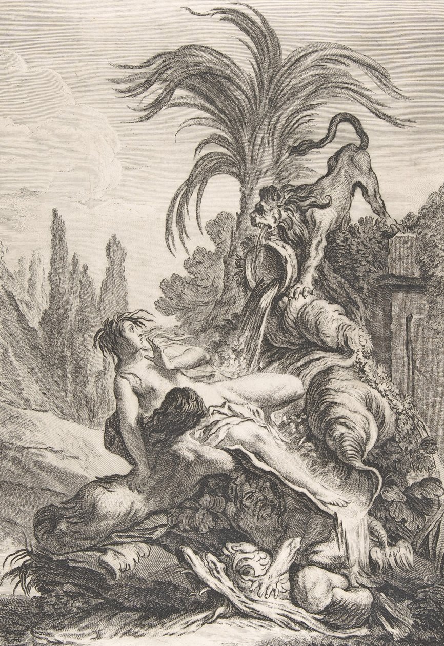 The Frightened Naiad by Jean Baptiste Marie Pierre