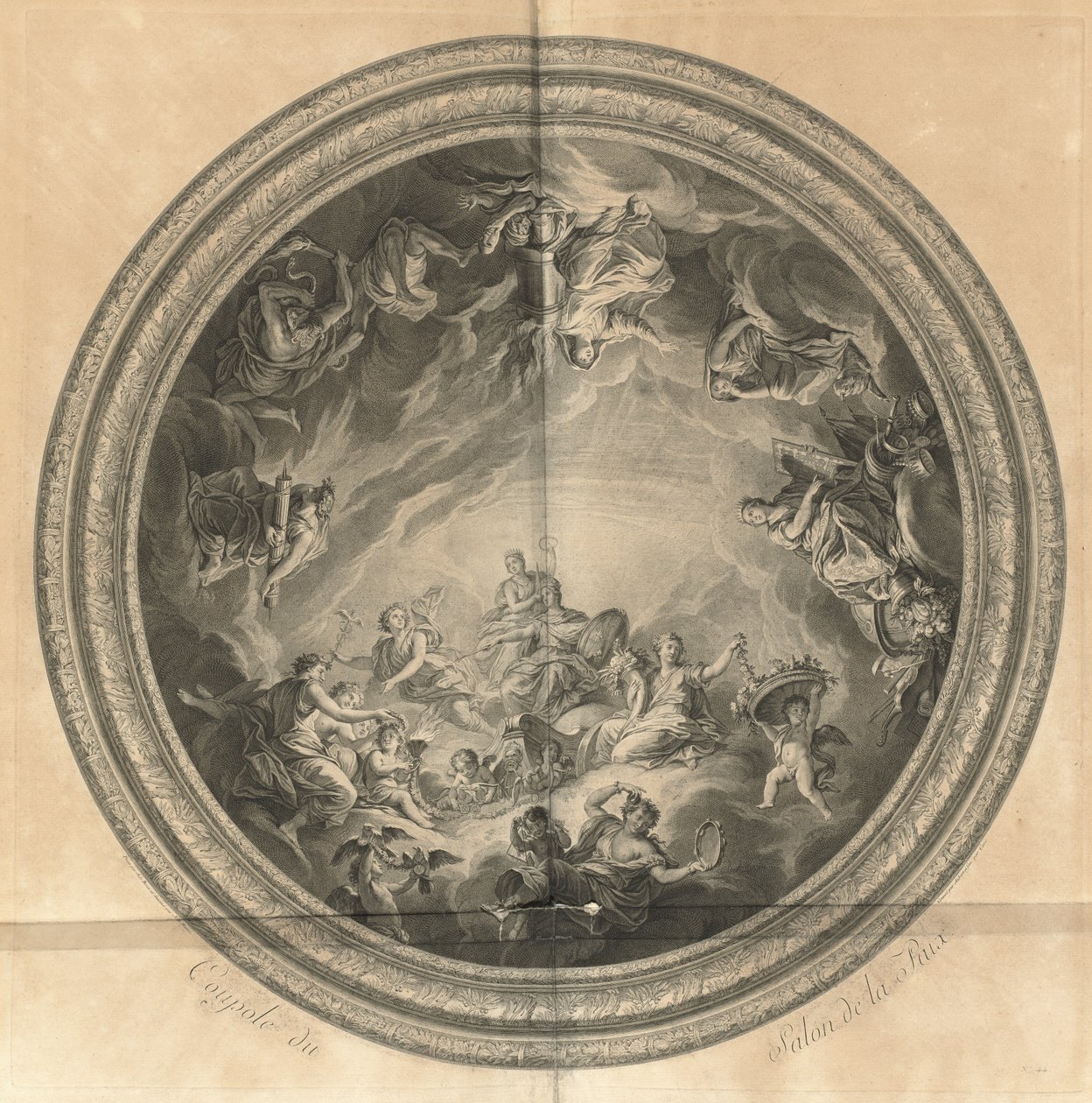 Cupola of the Salon of Peace by Jean Baptiste Masse
