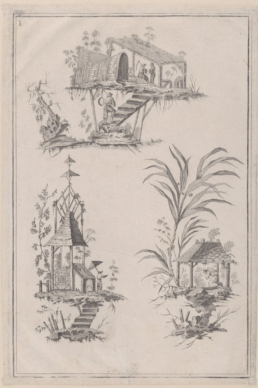 Chinoiserie Ornaments by Jean Baptiste Pillement