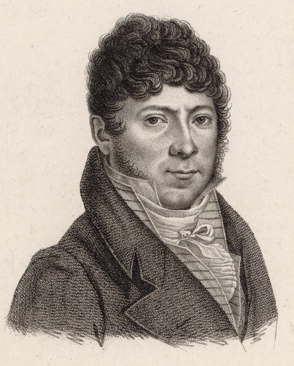 Portrait of the Violinist and Composer Philippe Libon by Jean Baptiste Ponce Lambert