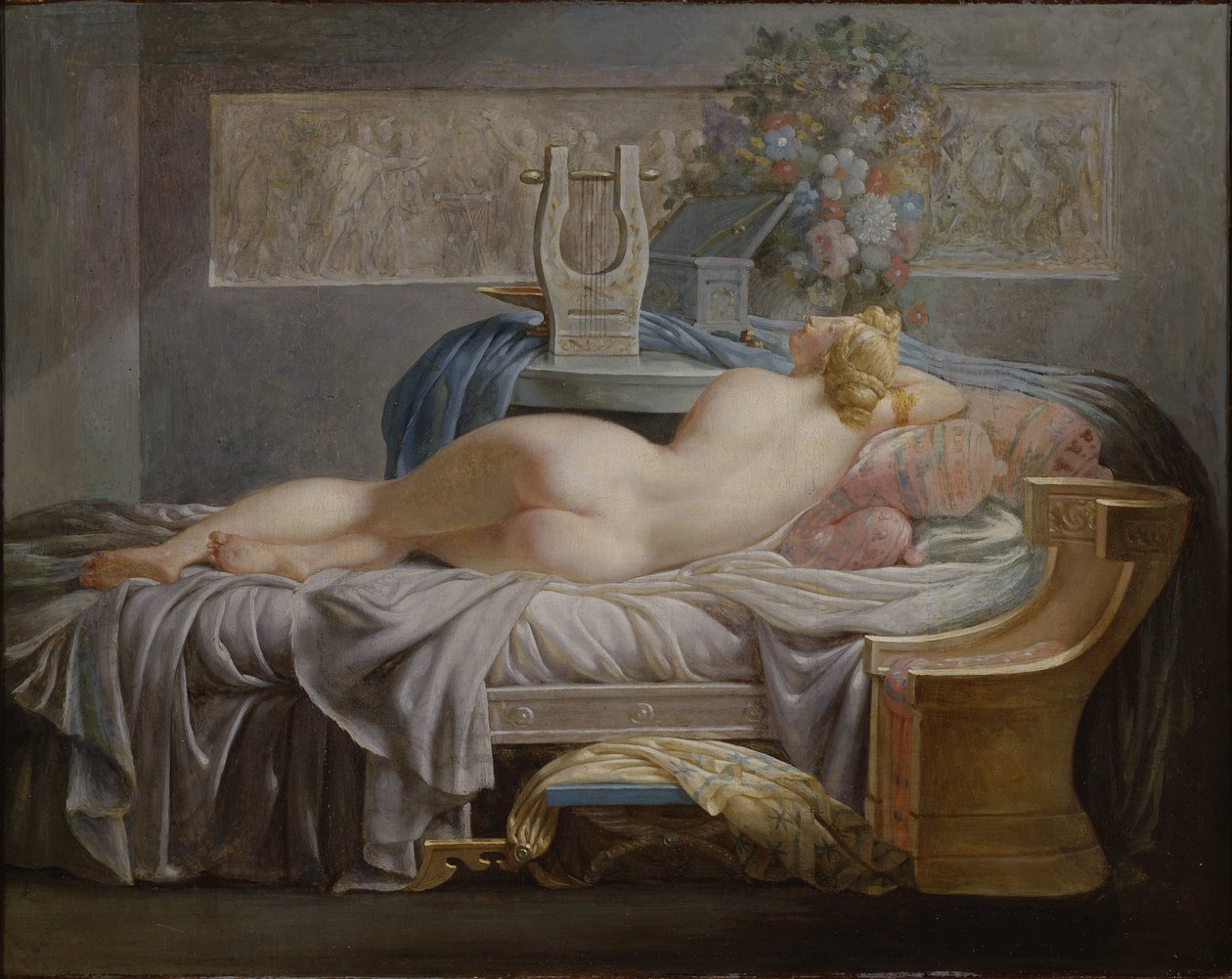 Sappho by Jean Baptiste Regnault
