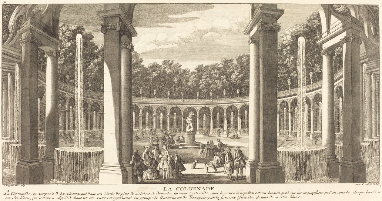 The Colonnade by Jean Baptiste Rigaud