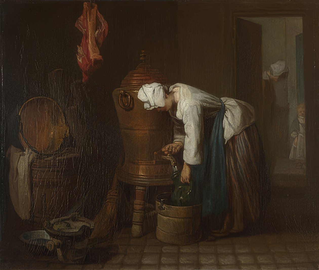 The Fountain (Water Tank) by Jean Baptiste Simeon Chardin