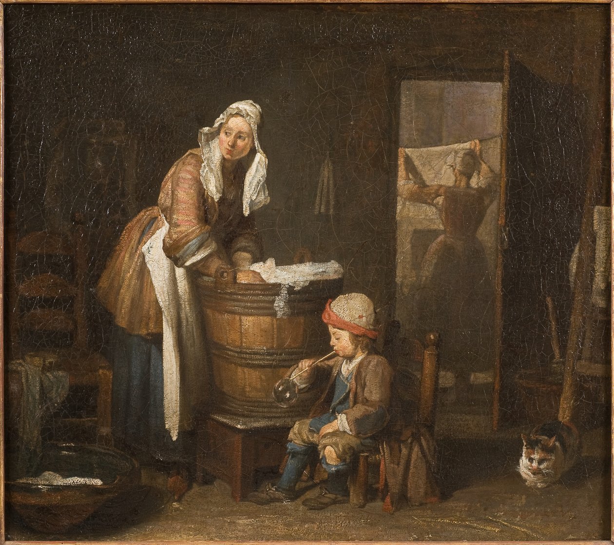 The Washerwoman by Jean-Baptiste Simeon Chardin
