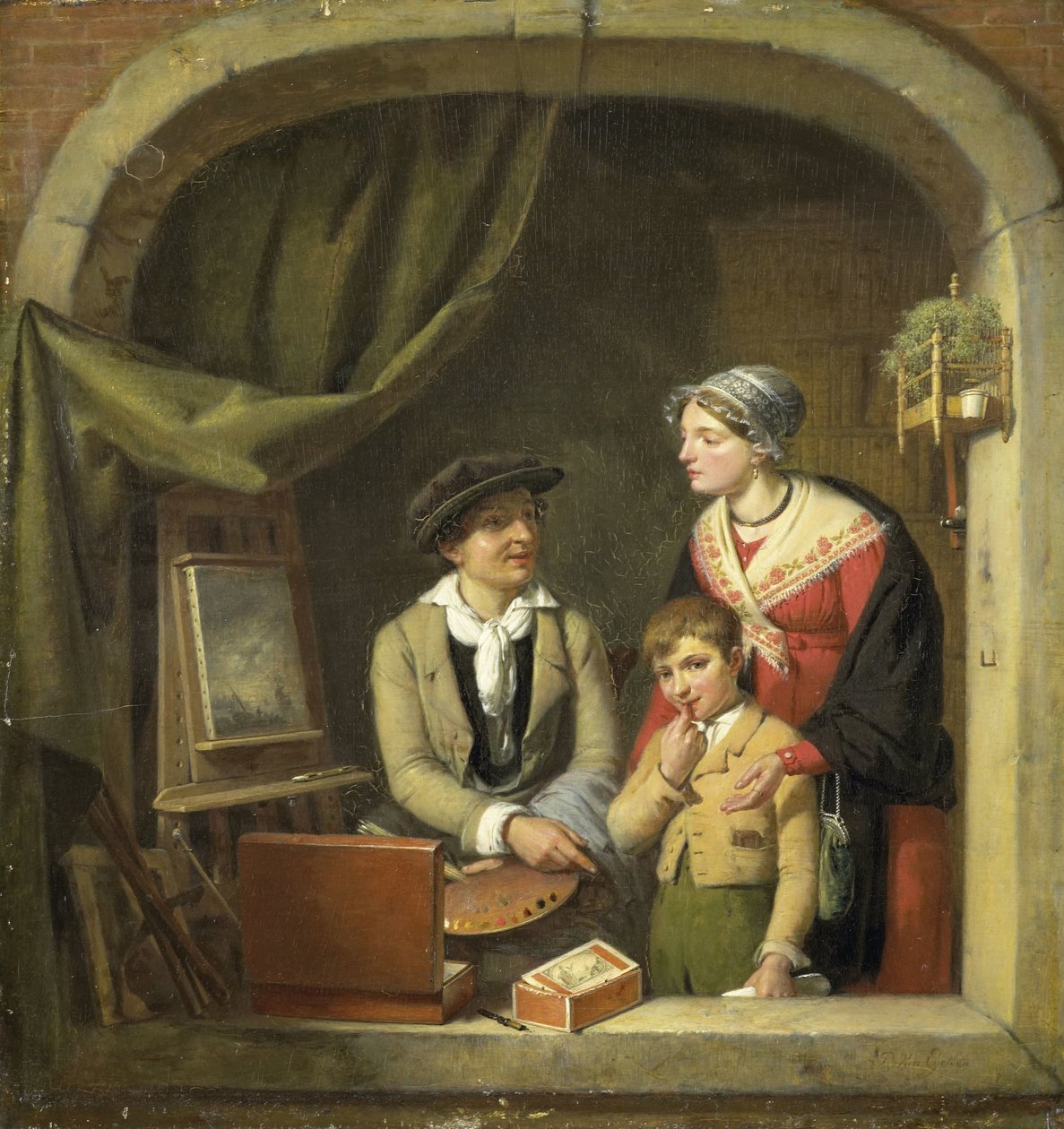 Becoming a Painter by Jean Baptiste Van  Eycken