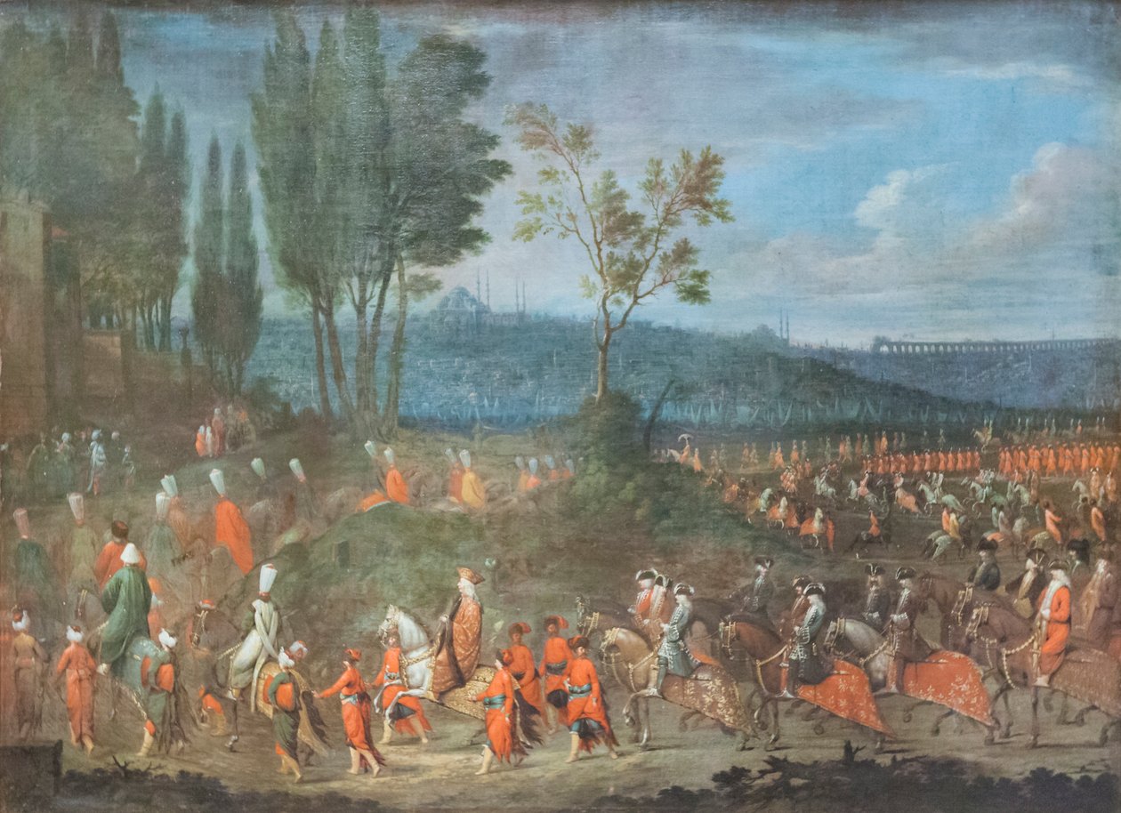 The Ambassadorial Procession by Jean Baptiste Vanmour