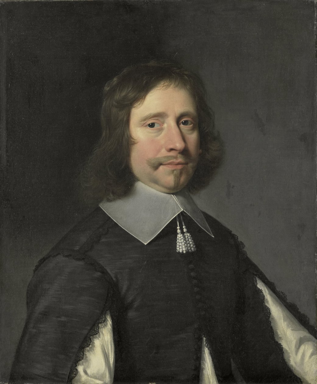 Portrait of a Man, Possibly Philippe de la Trémoïlle, Count of Olonne by Jean Baptiste de Champaigne (attributed to)