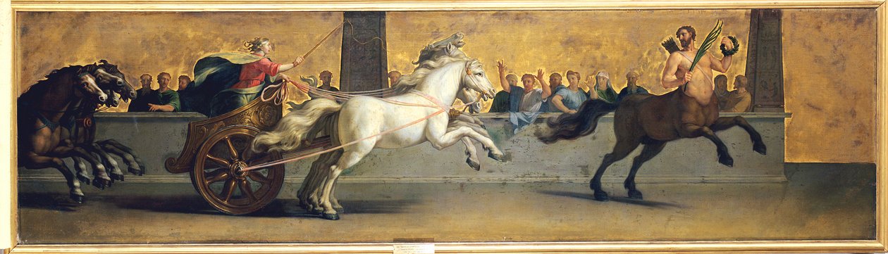 The Education of Achilles: Chariot Racing, Mid-Late 17th Century by Jean Baptiste de Champaigne