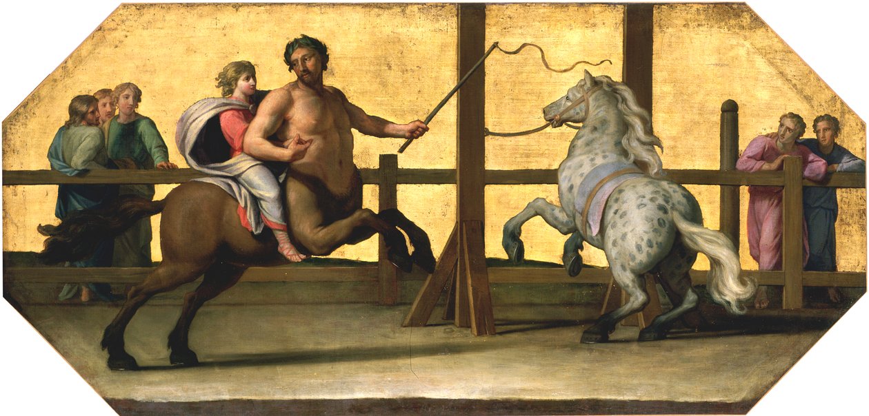 The Education of Achilles: The Riding Lesson, 17th Century by Jean Baptiste de Champaigne