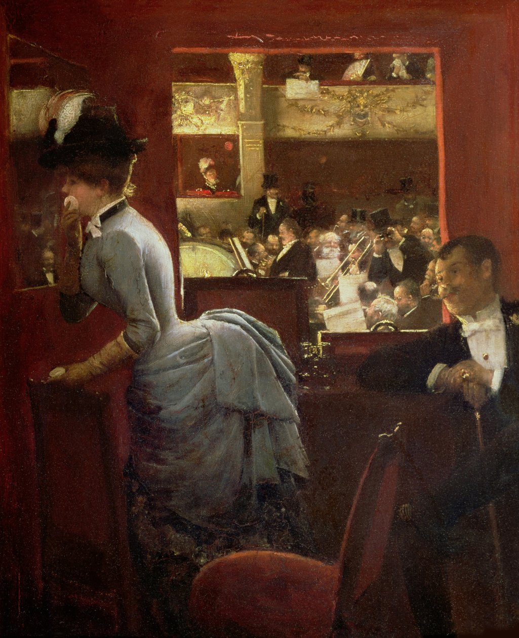 The Theatre Box at the Variety, 1883 by Jean Beraud