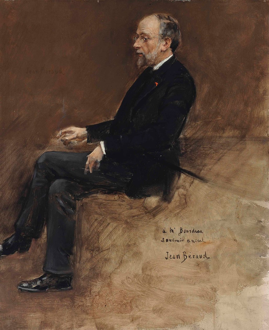 Portrait of Hippolyte Taine by Jean Beraud