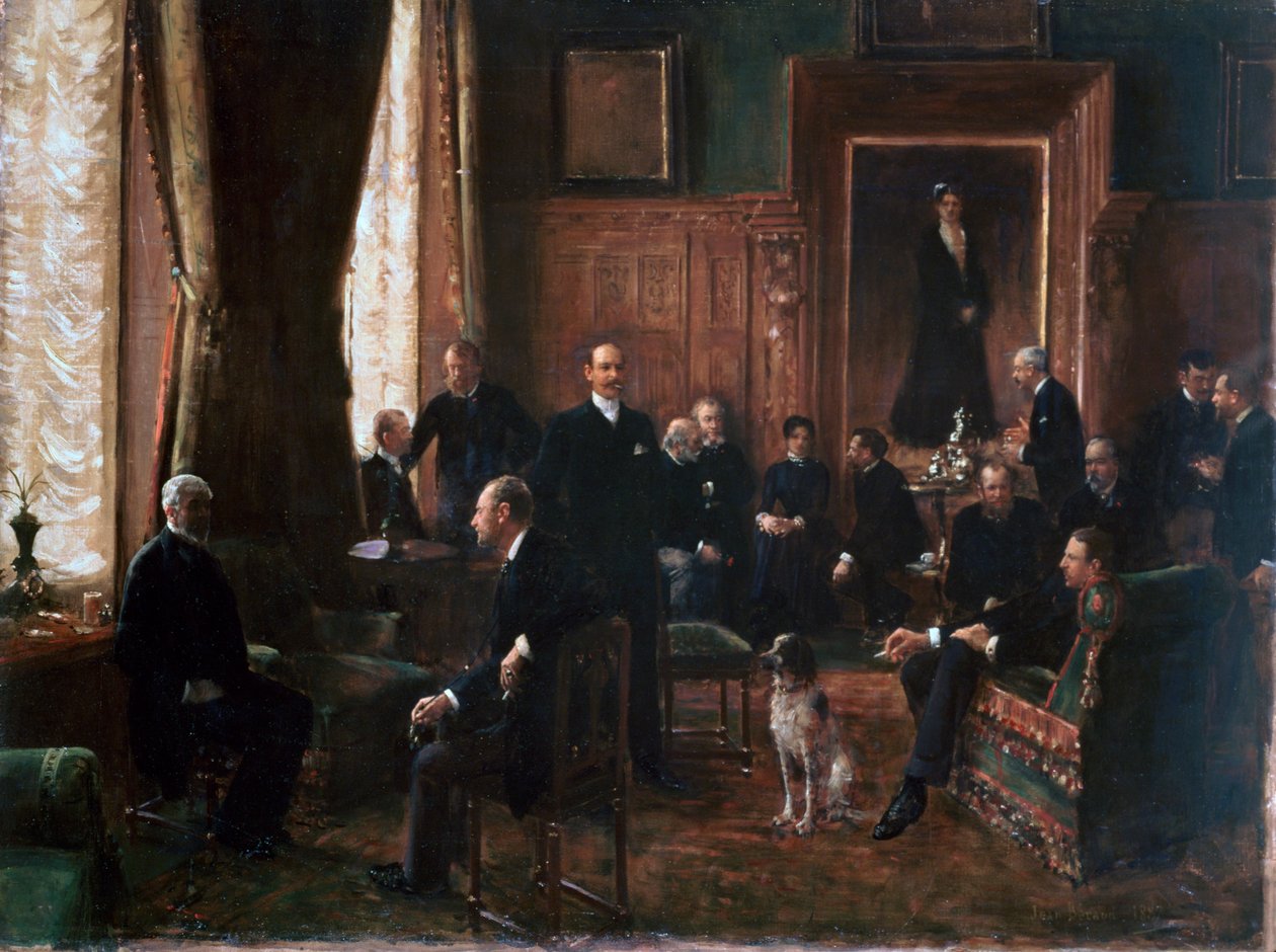The Salon of the Countess Potocka by Jean Beraud