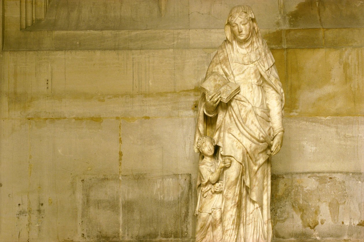 St. Anne and her daughter the Virgin Mary by Jean Bullant