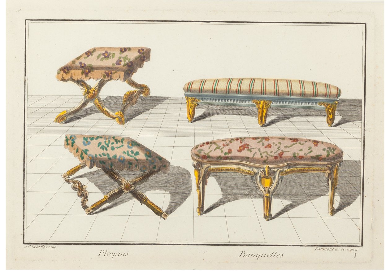 Ployans, Banquettes. Nouvelle Iconologie Historique ou Attributes Hierogliphyques, c.1768 by Jean Charles Delafosse