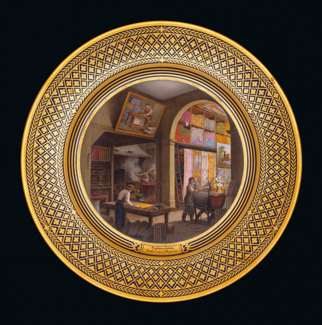 Papiers Peints, Laboratoire, Magasin, c.1820-35 by Jean Charles Develly
