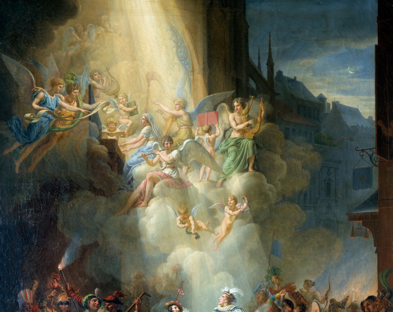 The conversion of Henri de Joyeuse (detail) by Jean Charles Tardieu