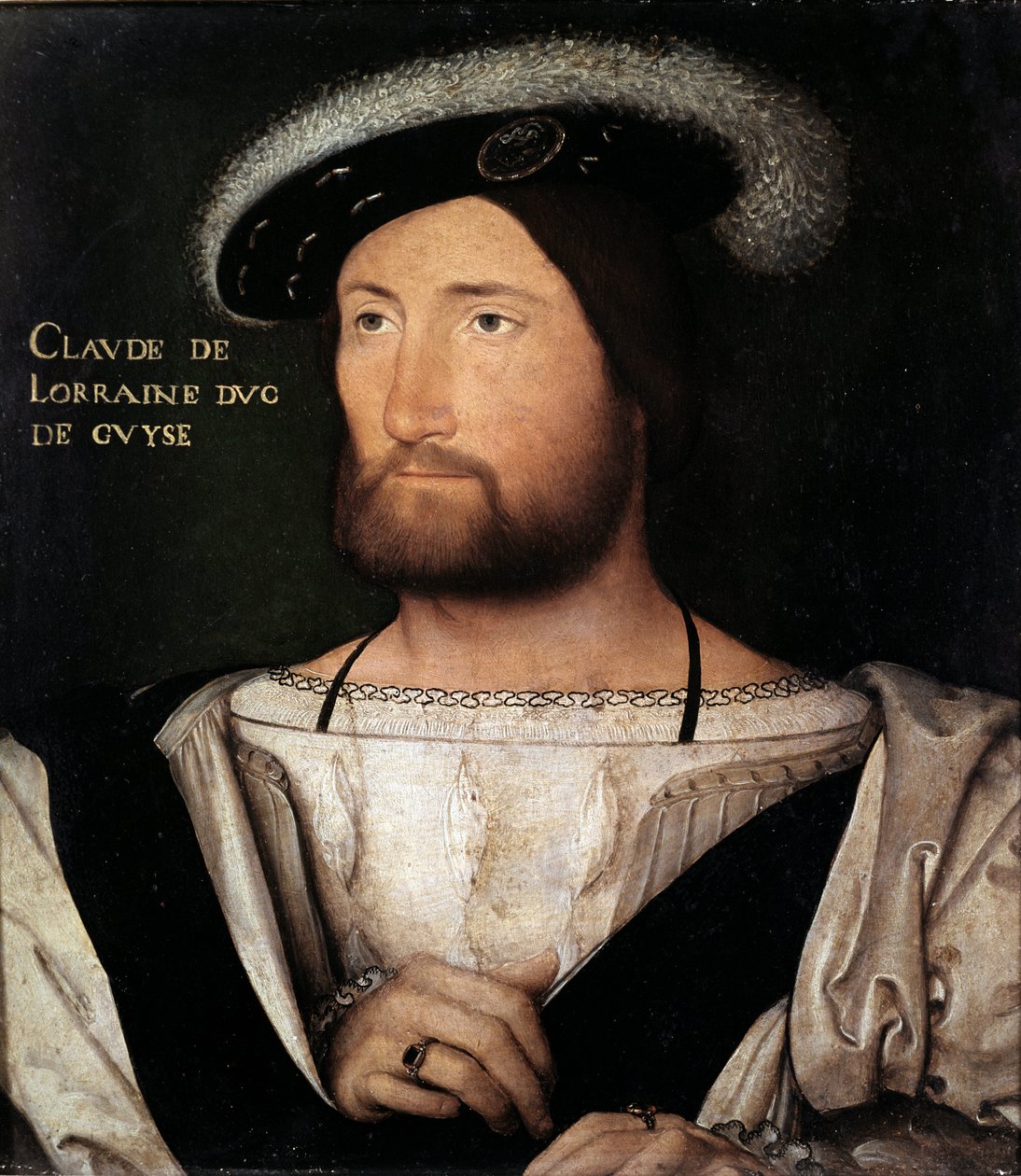 Portrait of Claude de Lorraine, Duke of Guise by Jean Clouet