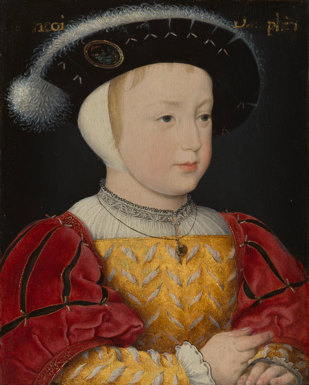 The Dauphin François, Son of King François I of France by Jean Clouet