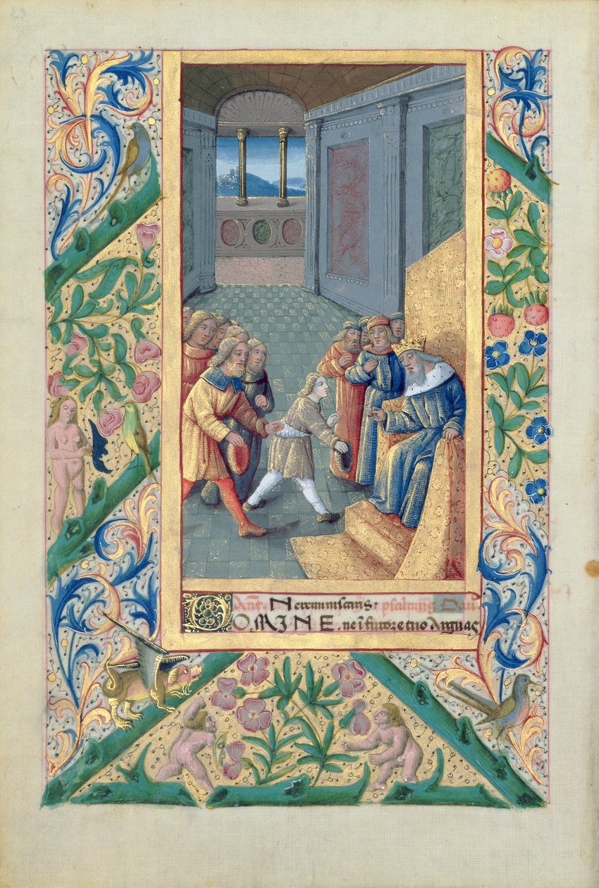 David Being Sent to Saul, from the 