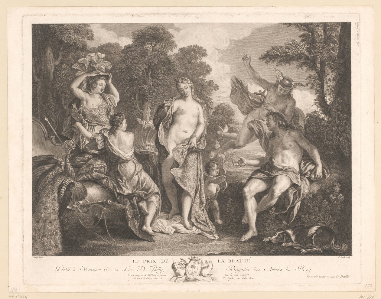 Judgment of Paris by Jean Daullé
