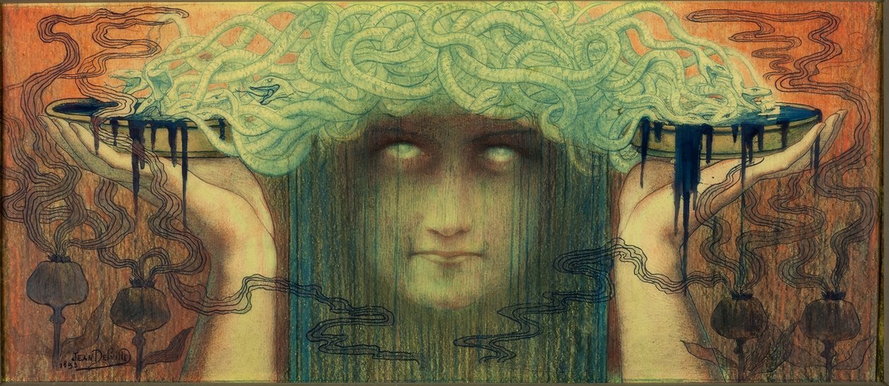 Medusa by Jean Delville
