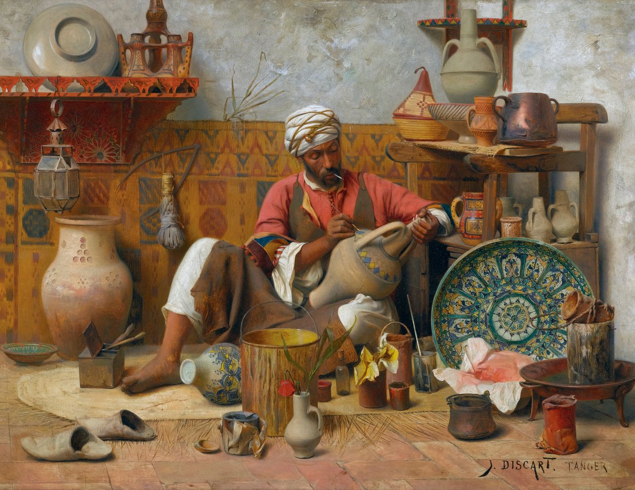 A Pottery Studio, Tanger by Jean Discart