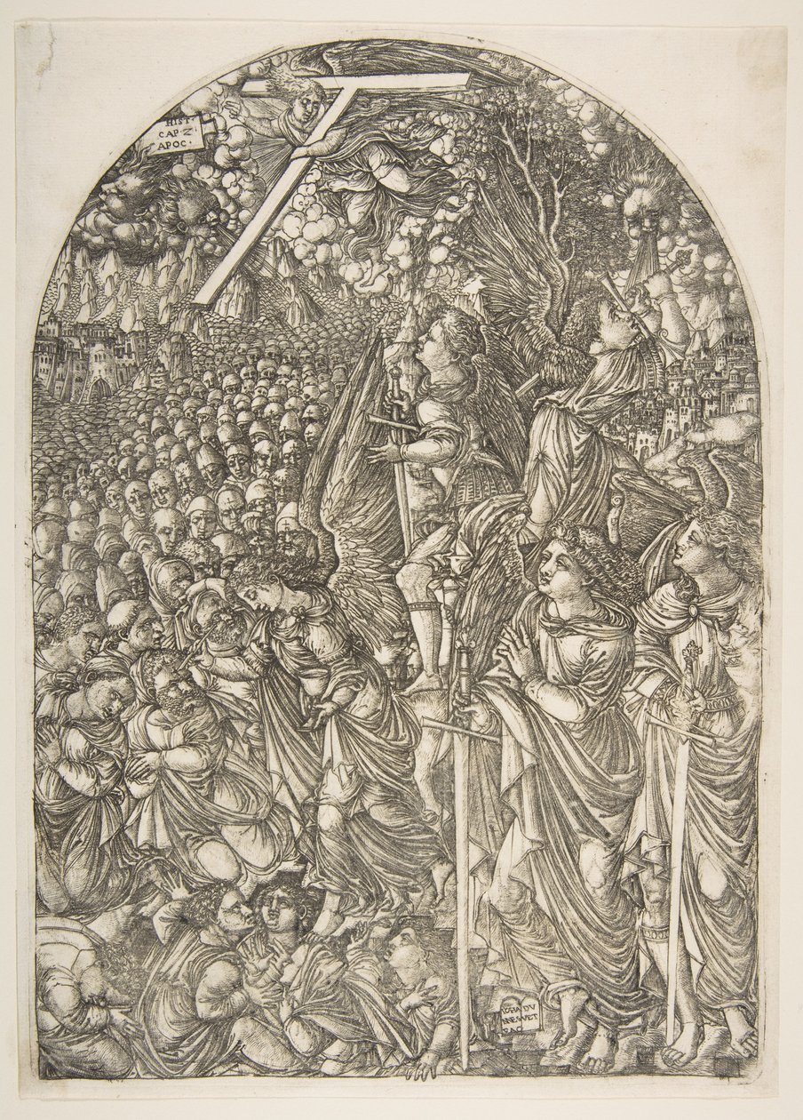 Four Angels holding back the Winds, from the Apocalypse by Jean Duvet