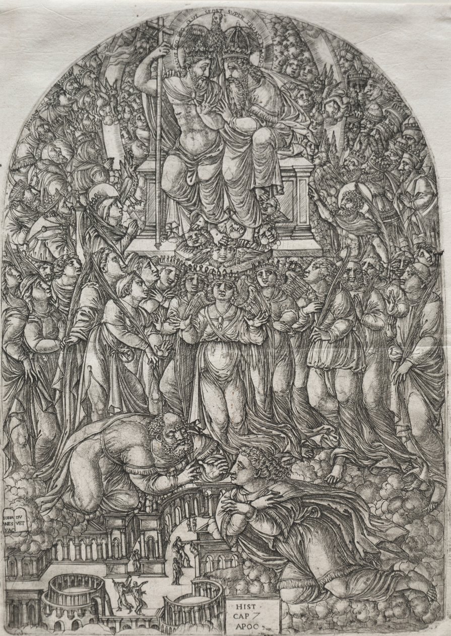 The Apocalypse: An Innumerable Multitude which stand before the Throne by Jean Duvet