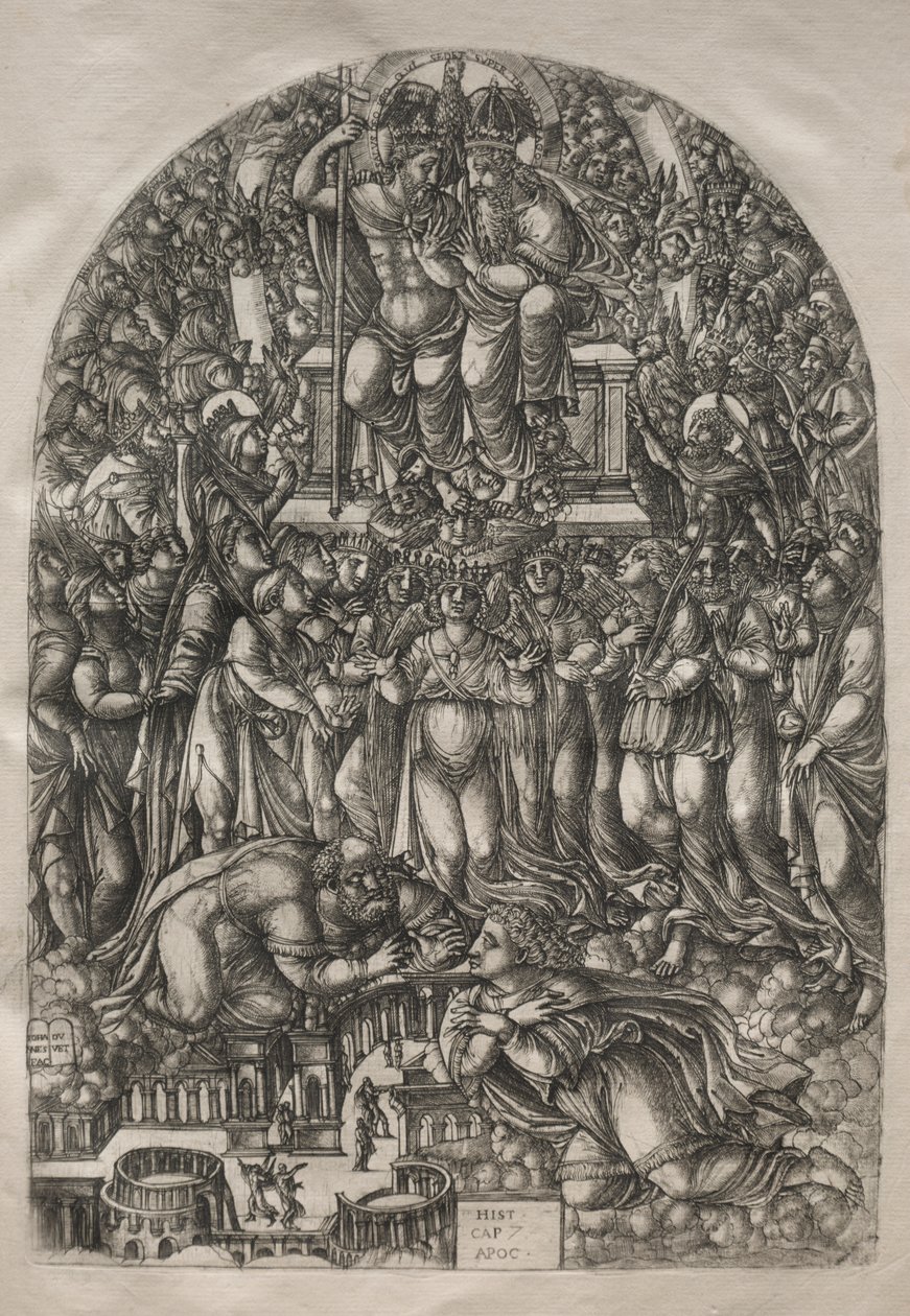 The Apocalypse: An Innumerable Multitude Which Stand before the Throne by Jean Duvet