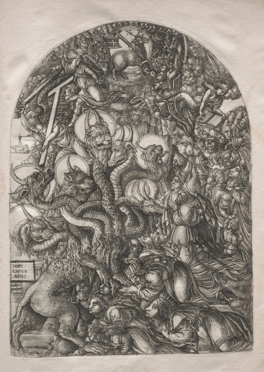 The Apocalypse: The Beast with Seven Heads and Ten Horns by Jean Duvet