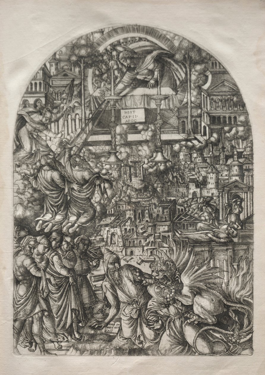 The Apocalypse: The Measurement of the Temple by Jean Duvet