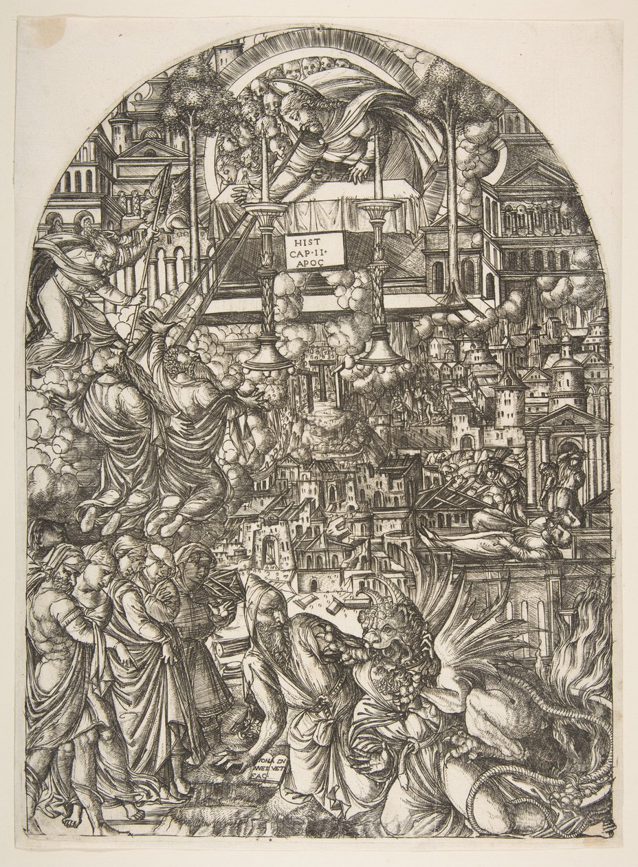 The Measurement of the Temple, from the Apocalypse by Jean Duvet